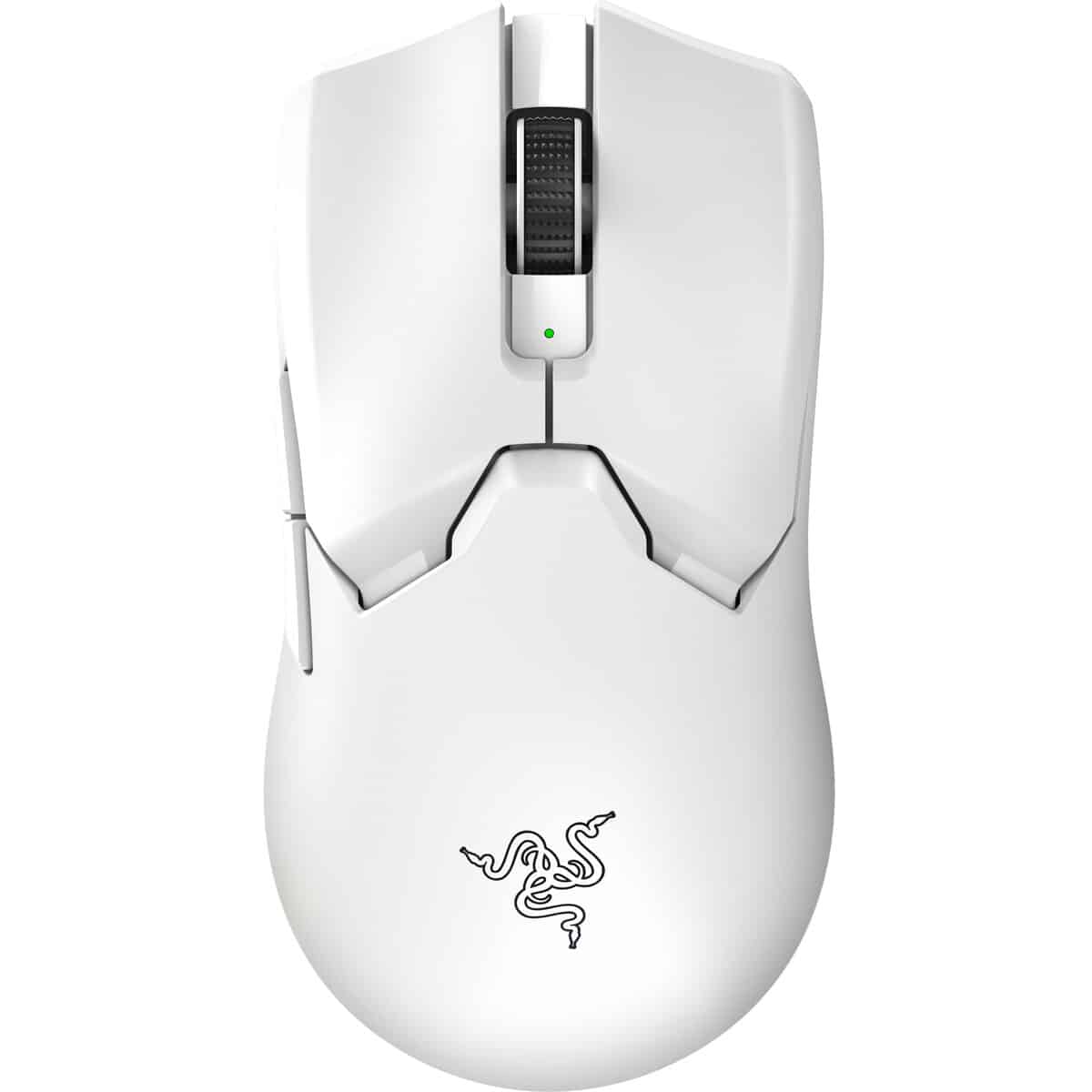 Razer - Viper V2 Pro Gaming Mouse - White Top View