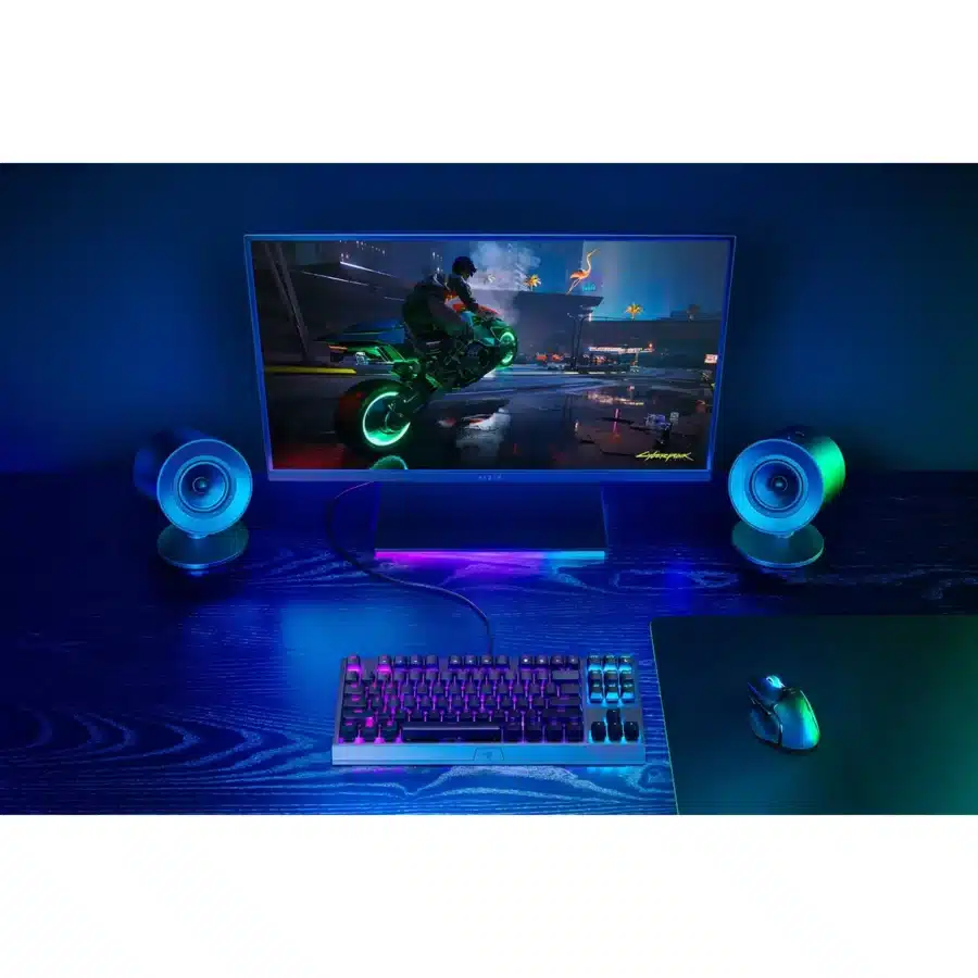 More About Razer - Nommo V2 X Speakers - Black Front View Set Up