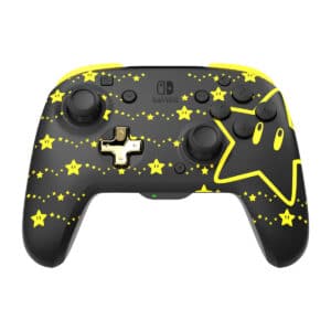 PDP - Mario Super Star Glow In Dark Wireless Controller Front View